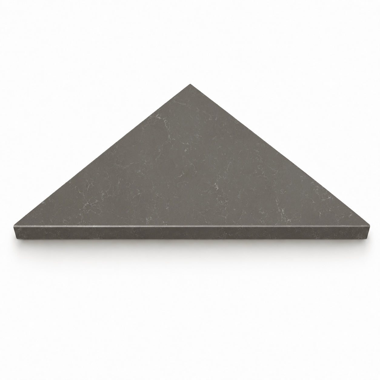 Mocha Grey Stone Triangle Corner Shower Seat