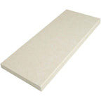 Pearl Marfil Stone beige quartz window sill with polished finish and eased bevel edge