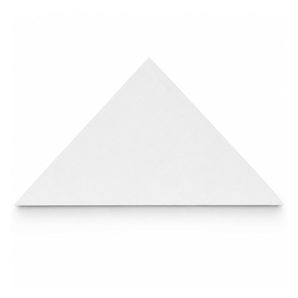 Pure White Stone Triangle Corner Shower Seat