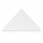 Pure White Stone Triangle Corner Shower Seat