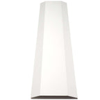 Pure White Stone ADA saddle threshold made of quartz engineered stone with polished white finish and beveled edges for accessible floor transition