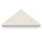 Signature Light Beige Stone Triangle Corner Shower Seat