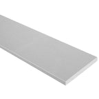 Silver Grey Stone Quartz Saddle Threshold with polished finish and 3/4 inch thickness for flooring transitions