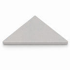 Silver Grey Stone Triangle Corner Shower Seat