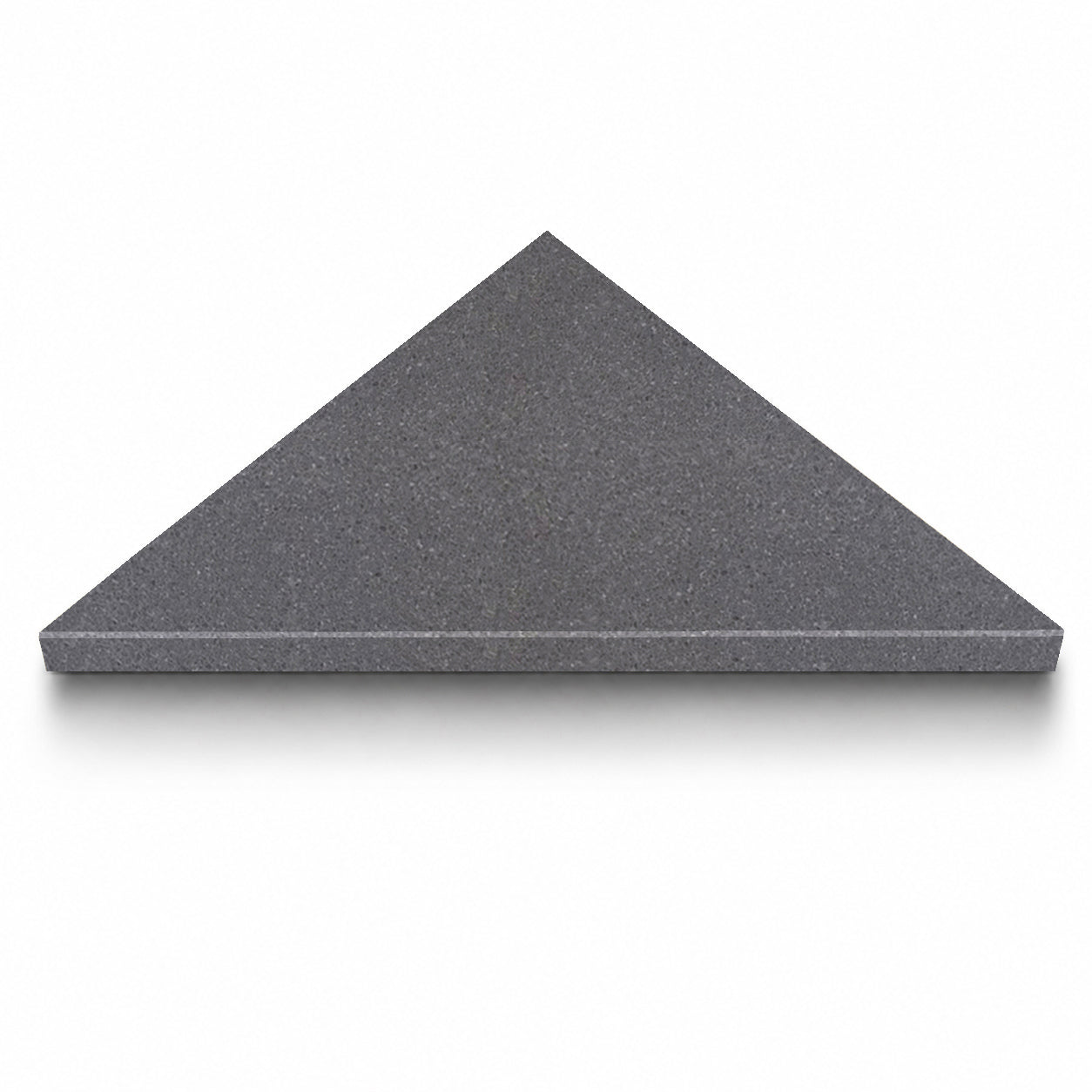 Space Grey Stone Triangle Corner Shower Seat