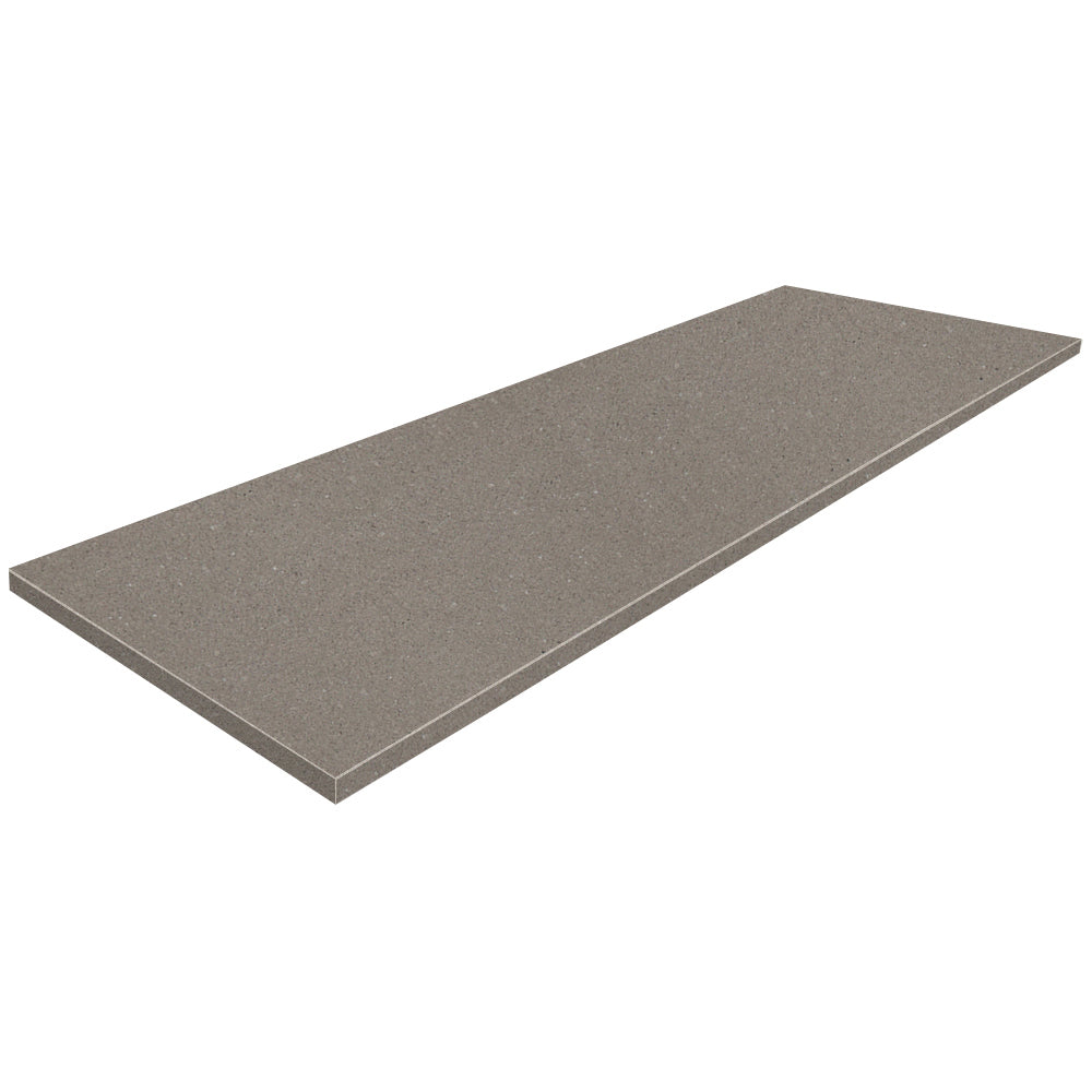 Taupe Grey Stone Shower Bench Seat