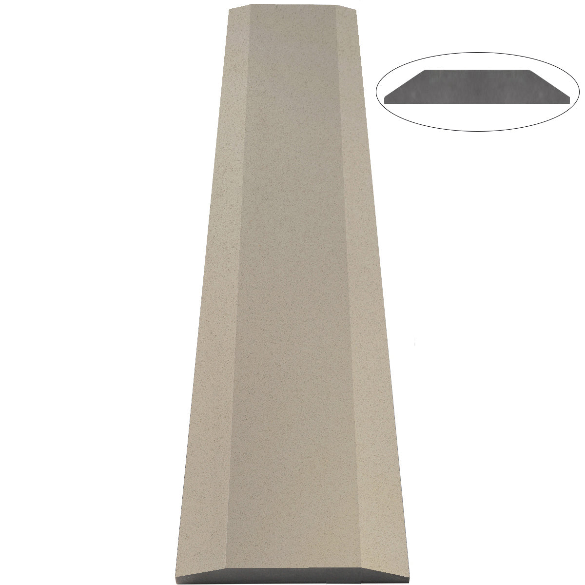 Taupe Grey Stone ADA Saddle Threshold Double Side Hollywood
