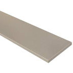 Silver grey taupe quartz engineered knee wall cap with polished finish