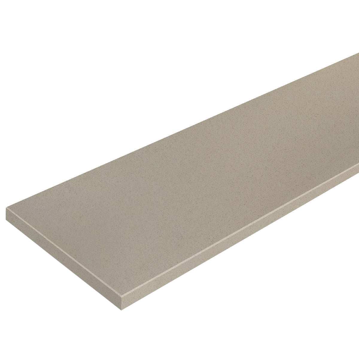 Nero Marquino Black Quartz Stone Knee Wall Cap in polished grey finish