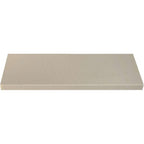 Taupe grey quartz engineered stone window sill with polished finish and subtle bevel, durable and moisture-resistant silver grey stone surface