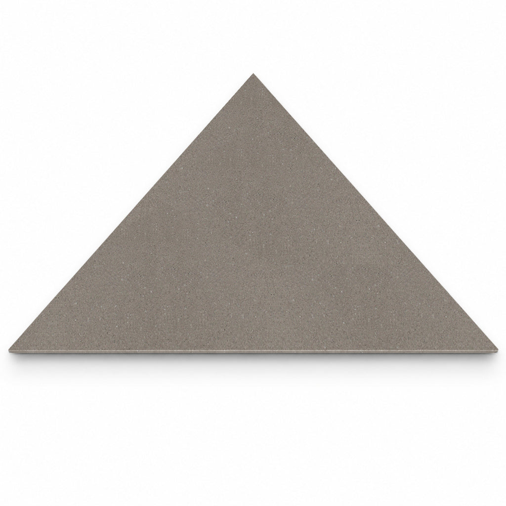 Taupe Grey Stone Triangle Corner Shower Seat