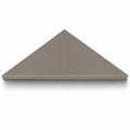 Taupe Grey Stone Triangle Corner Shower Seat