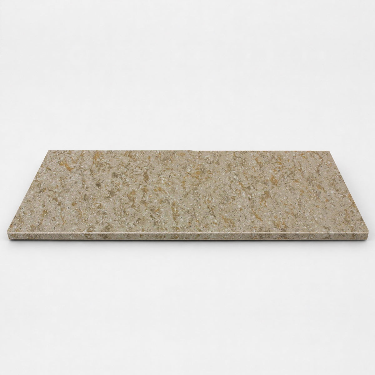 Walnut Brown Stone Shower Bench Seat
