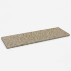 Walnut Brown Stone Shower Bench Seat