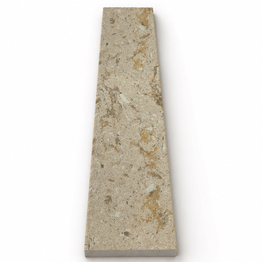 Walnut Brown Stone Shower Curb