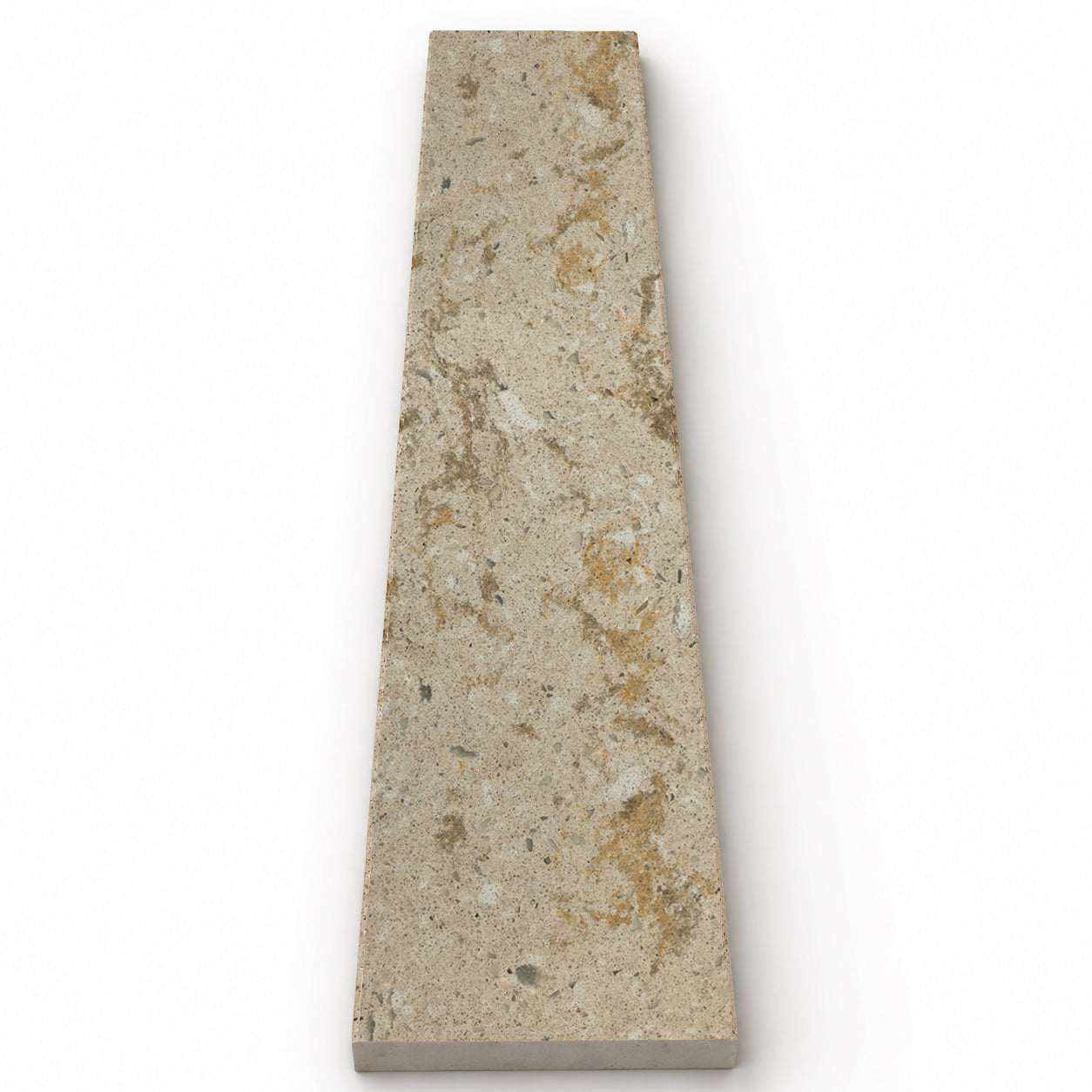 Walnut Brown Stone Shower Curb