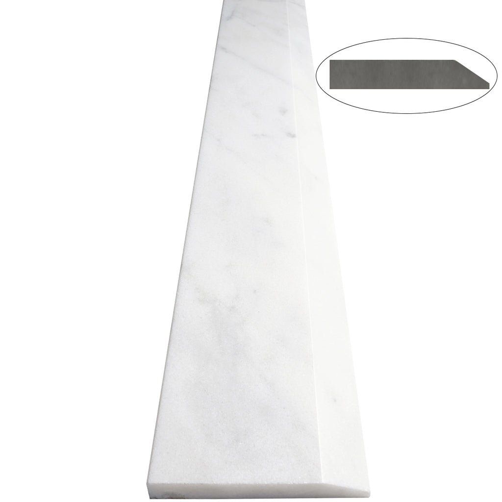 White Marble Stone Saddle Threshold Single Hollywood